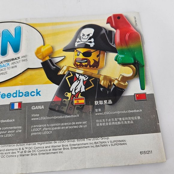 Lego Dawn of Justice DC Comics 76044 Manual Instruction Book ONLY No Bricks Figs - Picture 6 of 6